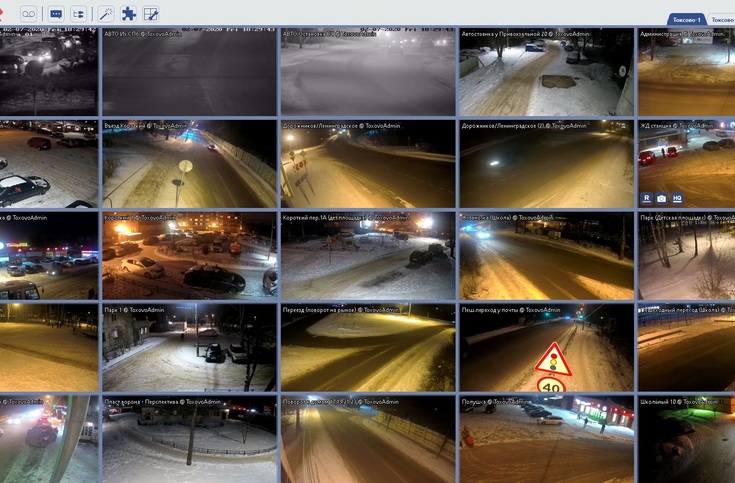 Строительство сети уличного видеонаблюдения (СВН) в Токсово с возможностью ведения базы номерных знаков автотранспортных средств